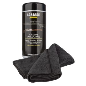 LGREASE EO. Toallitas limpiadoras + toalla microfibra ARMEFIBRE