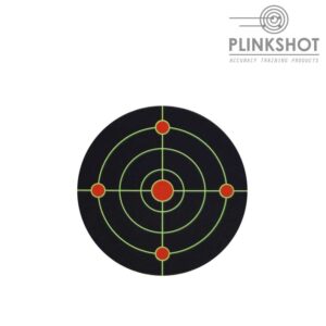 Rollo 100 dianas reactivas adhesiva 12cm